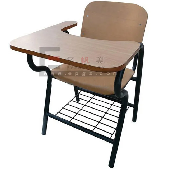 Study Chair Wooden Chair With Desk Attached Study Table With