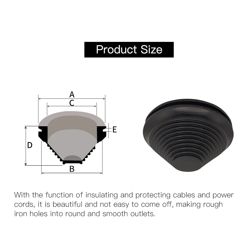 Fourniture De Toutes Sortes De Bobines De Protection En Caoutchouc Noir