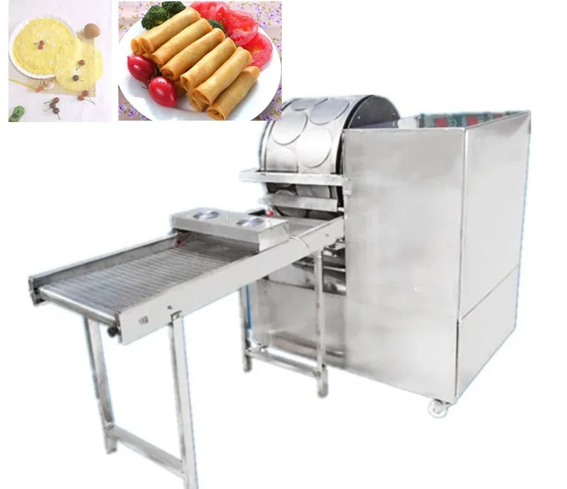 Samosa Roll Wrapping Wrapper Skin Making Philippines Spring Rolls Forming Machine