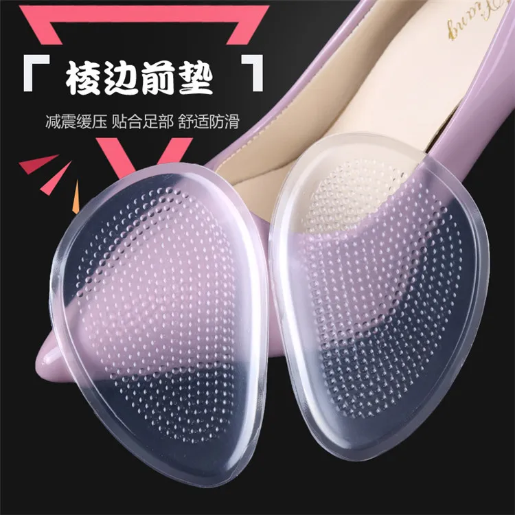 Semelles Gel Transparent Pour Talons Hauts – Confort Immédiat, Transfert De Poids, Taille 6-7.5 US