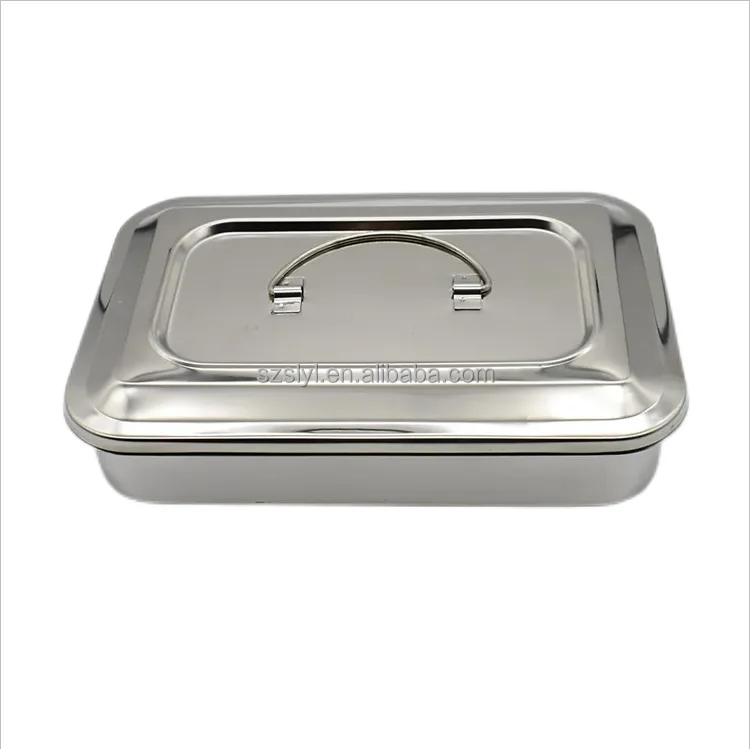 High Quality Medical 304 Stainless Steel Surgical Instruments Sterilization Tray