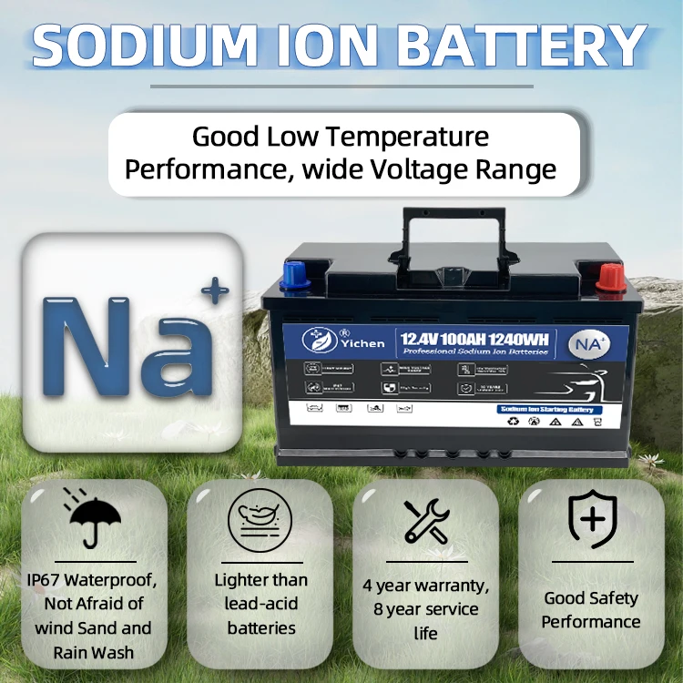 12v 100ah Sodium Ion Battery Deep Cycle 100ah 12.4v Sodium-ion ...