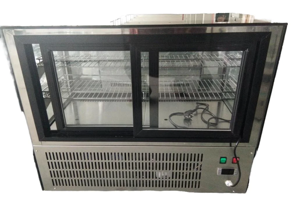 Cake Showcase Bakery  Showcase Cake Display  Curved Glass Countertop Desk Top Cake Refrigerator