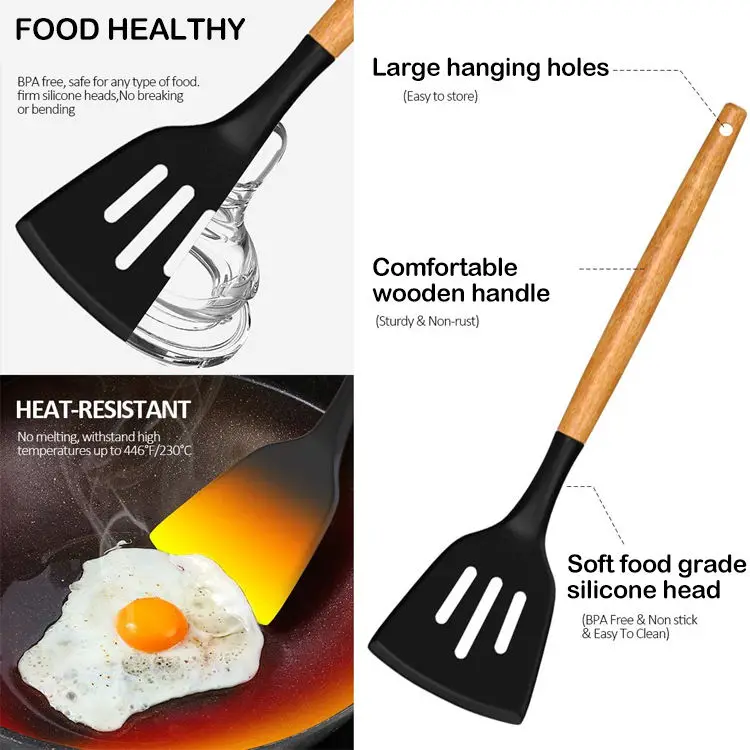 11 Pieces In 1 Set Silicone Home Kitchen Accessories Cooking Tools