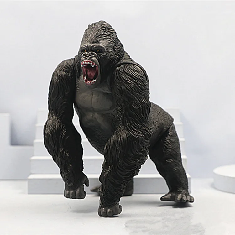 Simulation Big Orangutan Chimpanzee Animals Model Action Figures Collection Kids Toy Desktop Ornaments