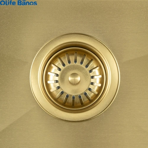 Whole Sale  CE Sus304 Stainless Steel   Rose Gold Under Mounted  Handmade Double Bowl Kitchen Sink With Accessories details