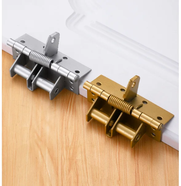 4-inch Invisible Door Spring Hinge Automatic Closing Hinge ...