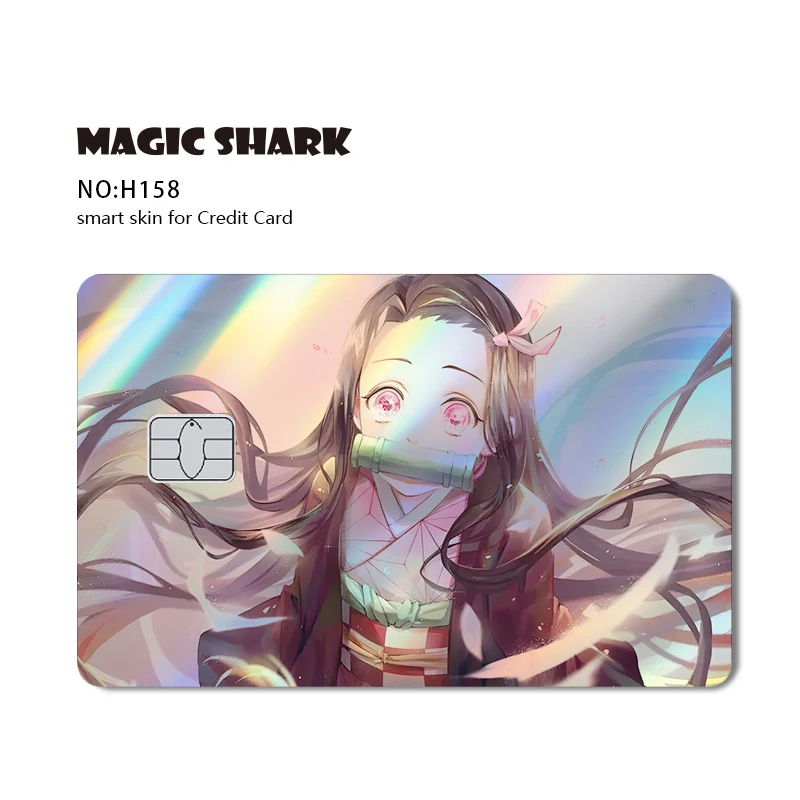 Anime Characters Custom Debit Card Skin Sticker Small Large No Chip Front  Side for Bus Credit Bank Card Holographic Stickers