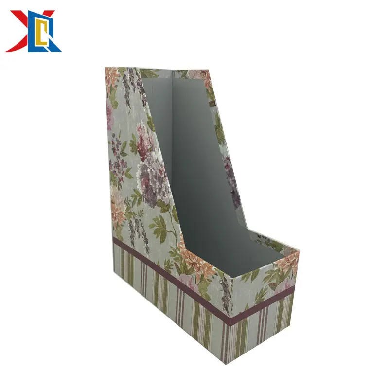 Office Desktop File Cardboard Magazine Files Holder Rack Box Organizer