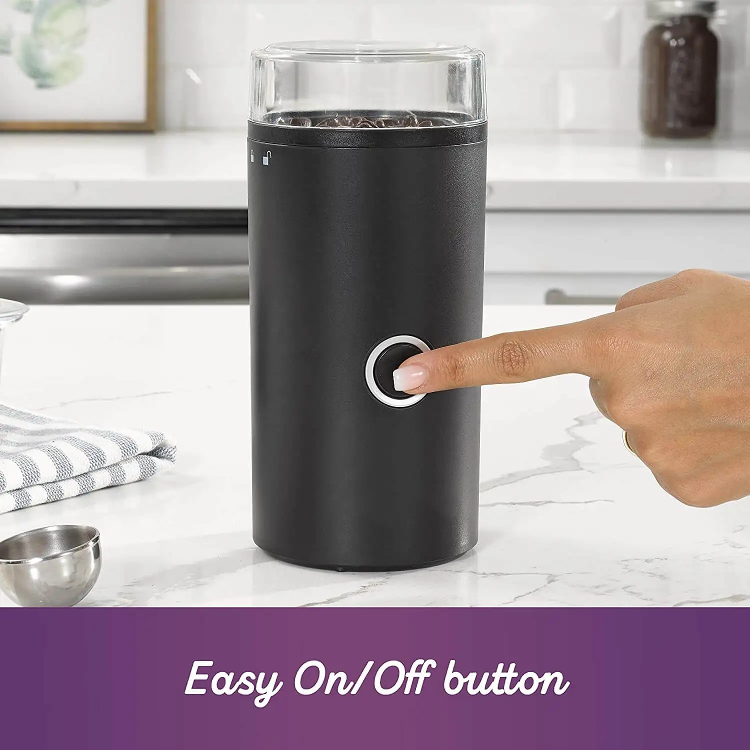 Portable Mini Automatic Coffee Bean Grinder with Hand Maker Small Electric Coffee Grinder Machine