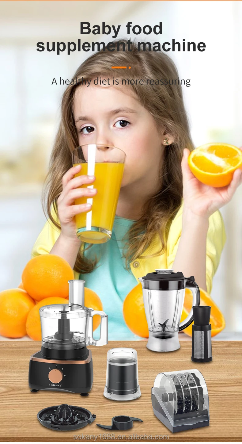 Sokany Product 7 In 1 Sk7040 Juicer Extractor Machine And Fresh Fruit