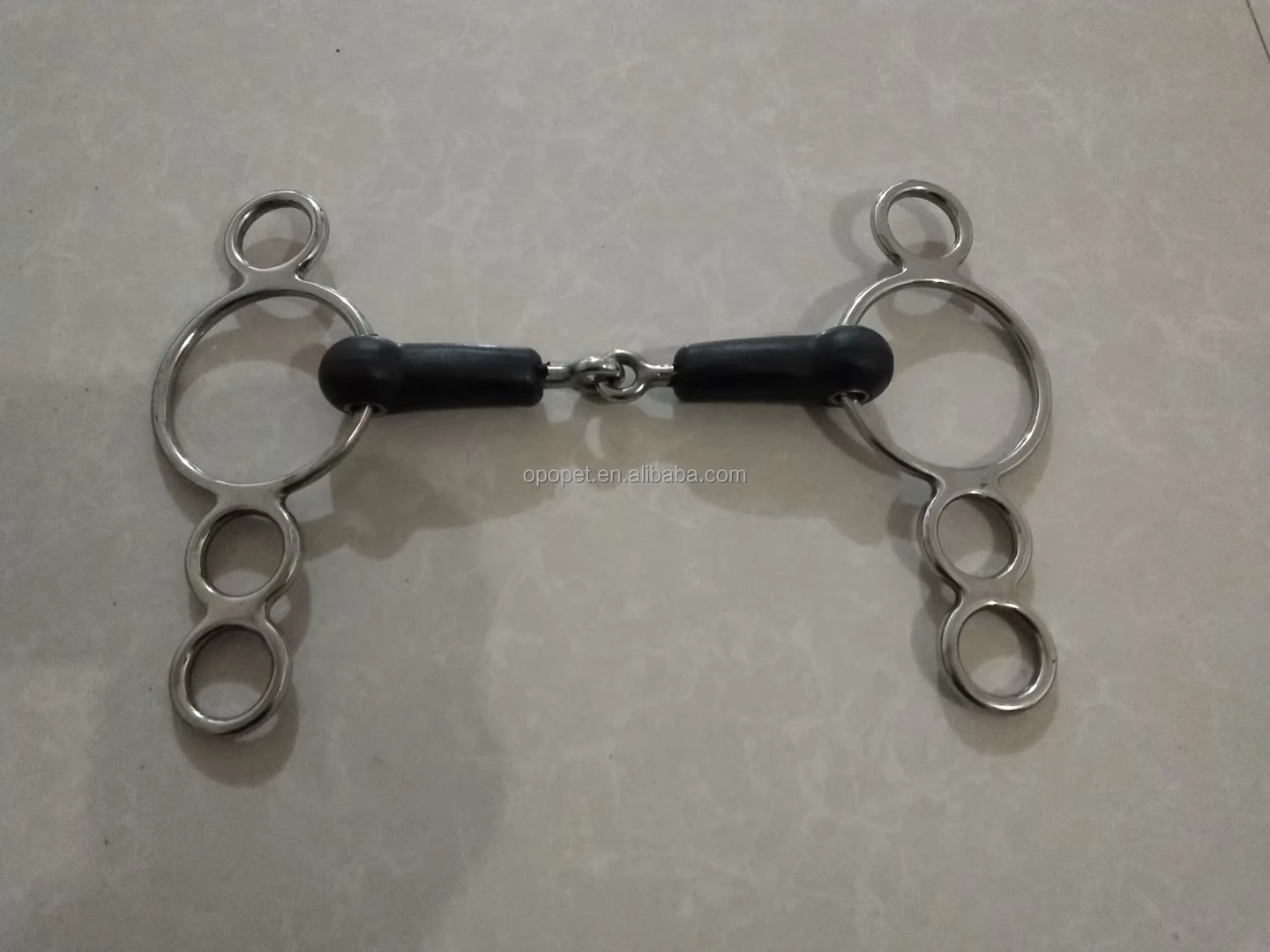 Horshi Half Cheek Mullen Snaffle Horse Bit Half Spoon Snaffle Bit With