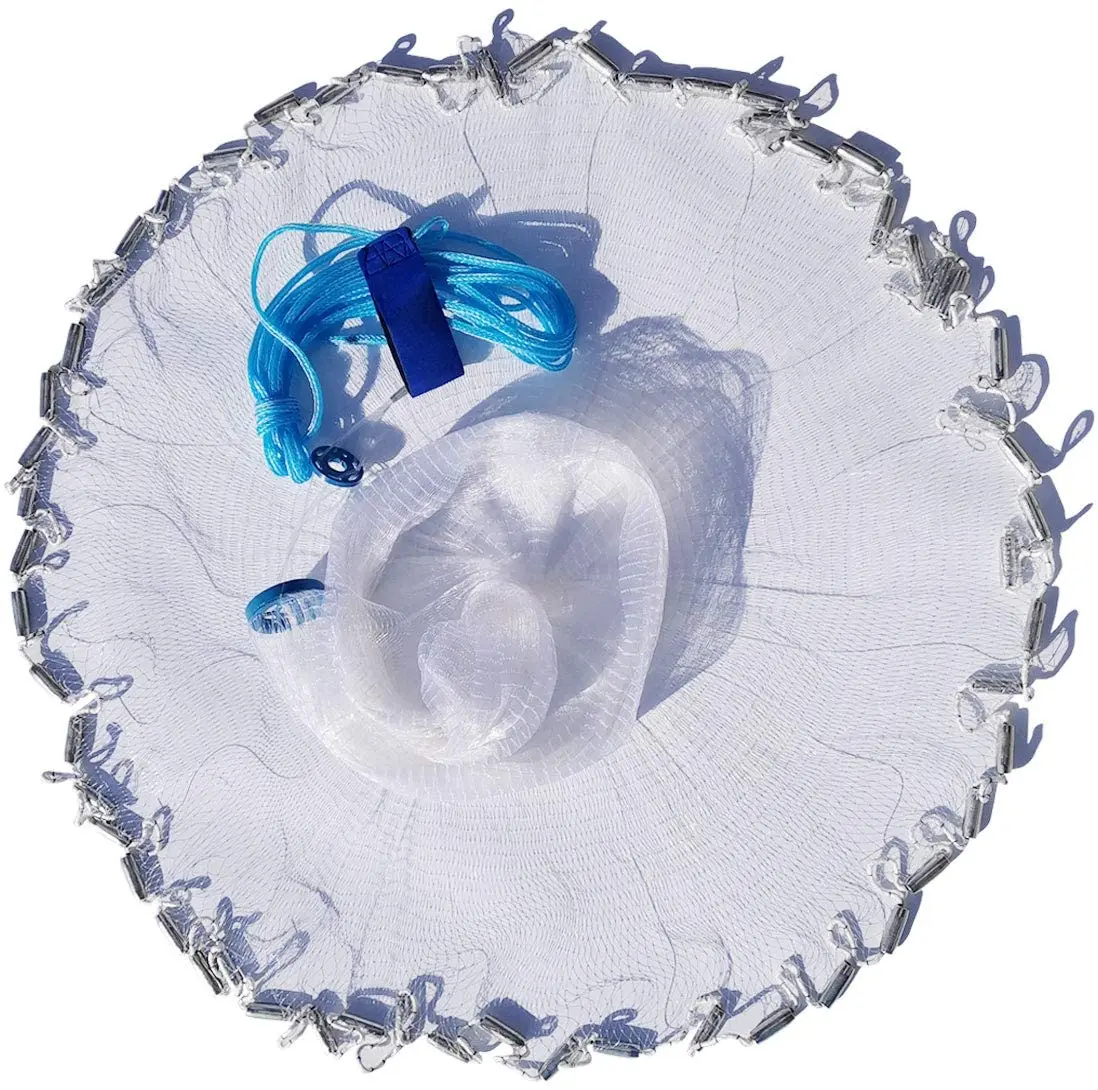 Hotsale Durable Using Fishing Cast Nets Nylon Hand Throwing Fishing Tackle