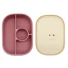 Dark Pink--White Lid
