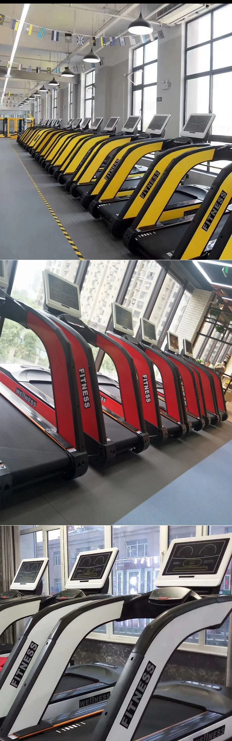 Factory Wholesale Automatic Incline Foldable Running Machine Home Use Sport Treadmill With Led Screen supplier