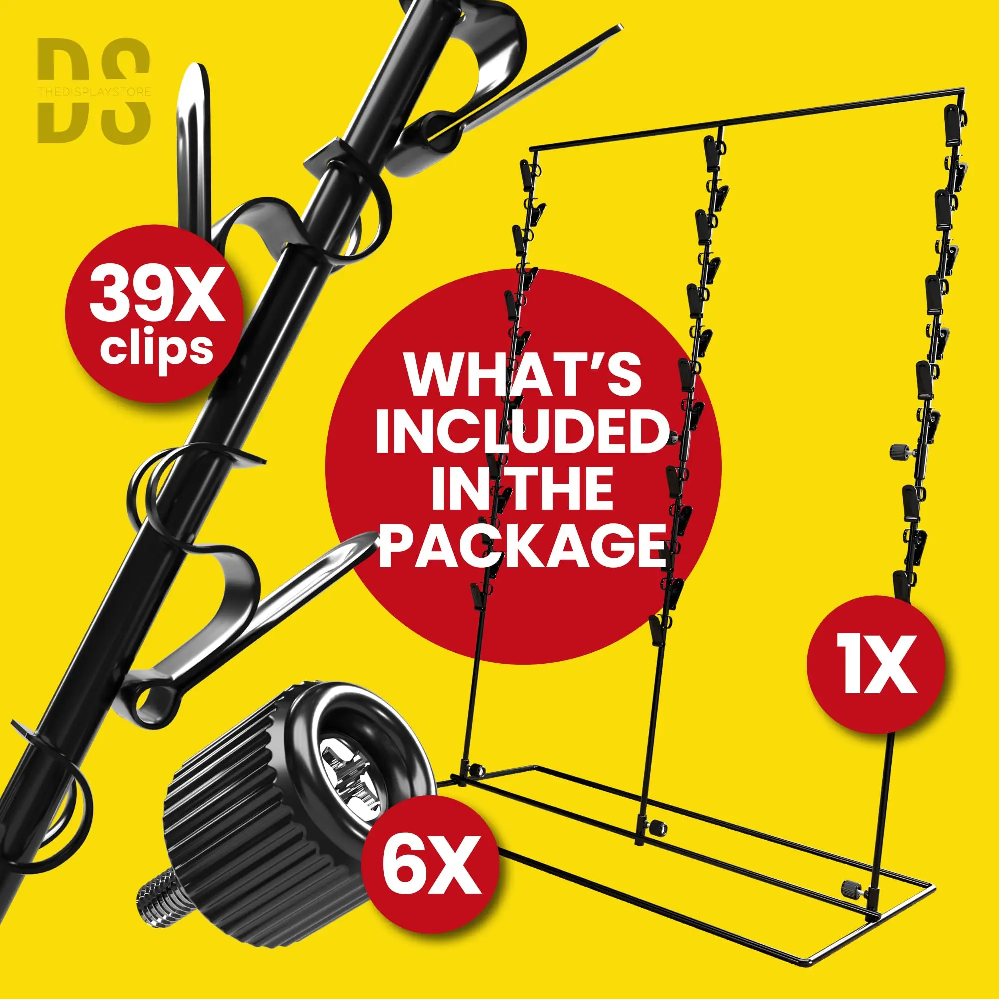 3-row Potato Chip Rack Display Stand - Snack Retail Solution