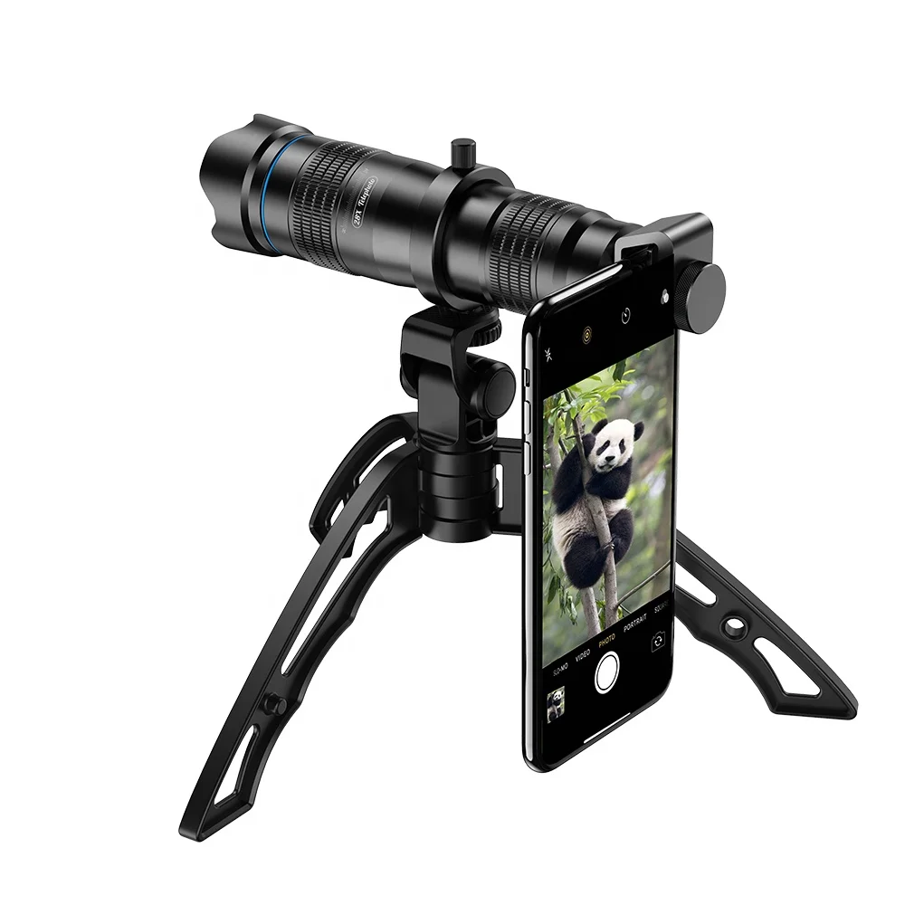 28X Telephoto Zoom Lens for Universal Smartphone Compatibility