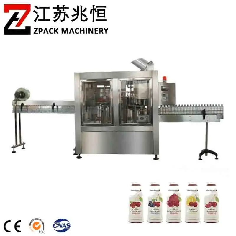 15000BPH Automatic Fresh Fruit Juice Filling Sealing Line Machines Bottle Juice Filling Juice Machine
