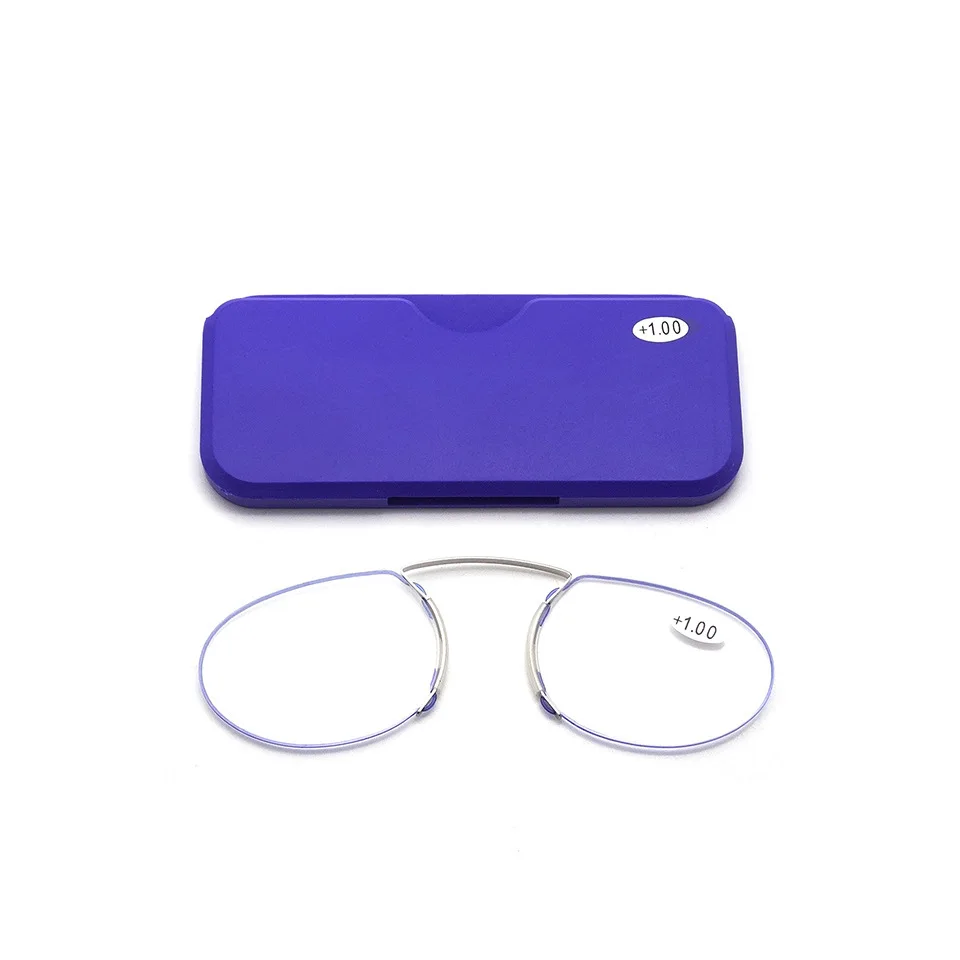Ultra-Light Clip-On Reading Glasses with Mini Case