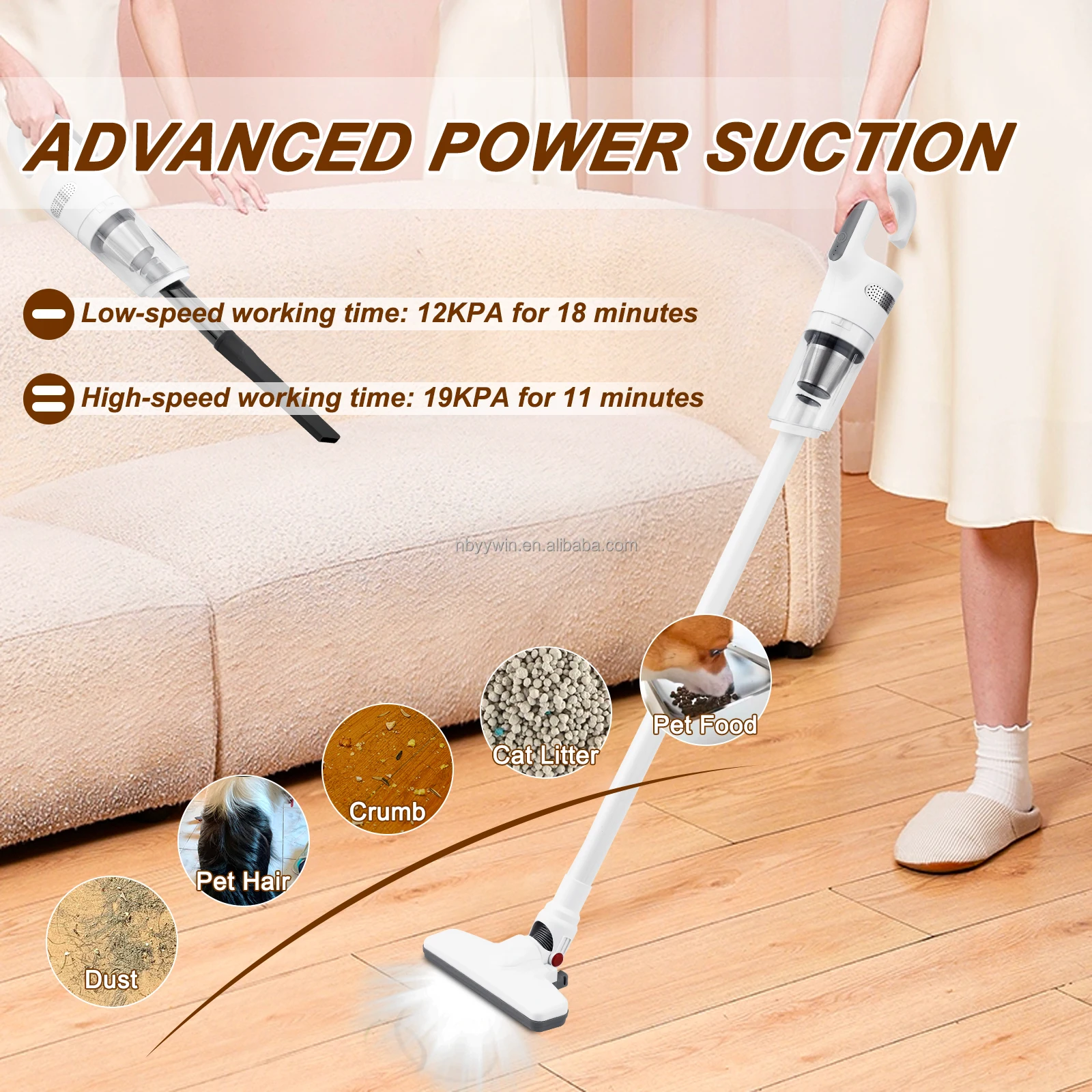 Cordless Auto High Power H Andheld Portable Mini Wet Dry Cleaner Vaccum