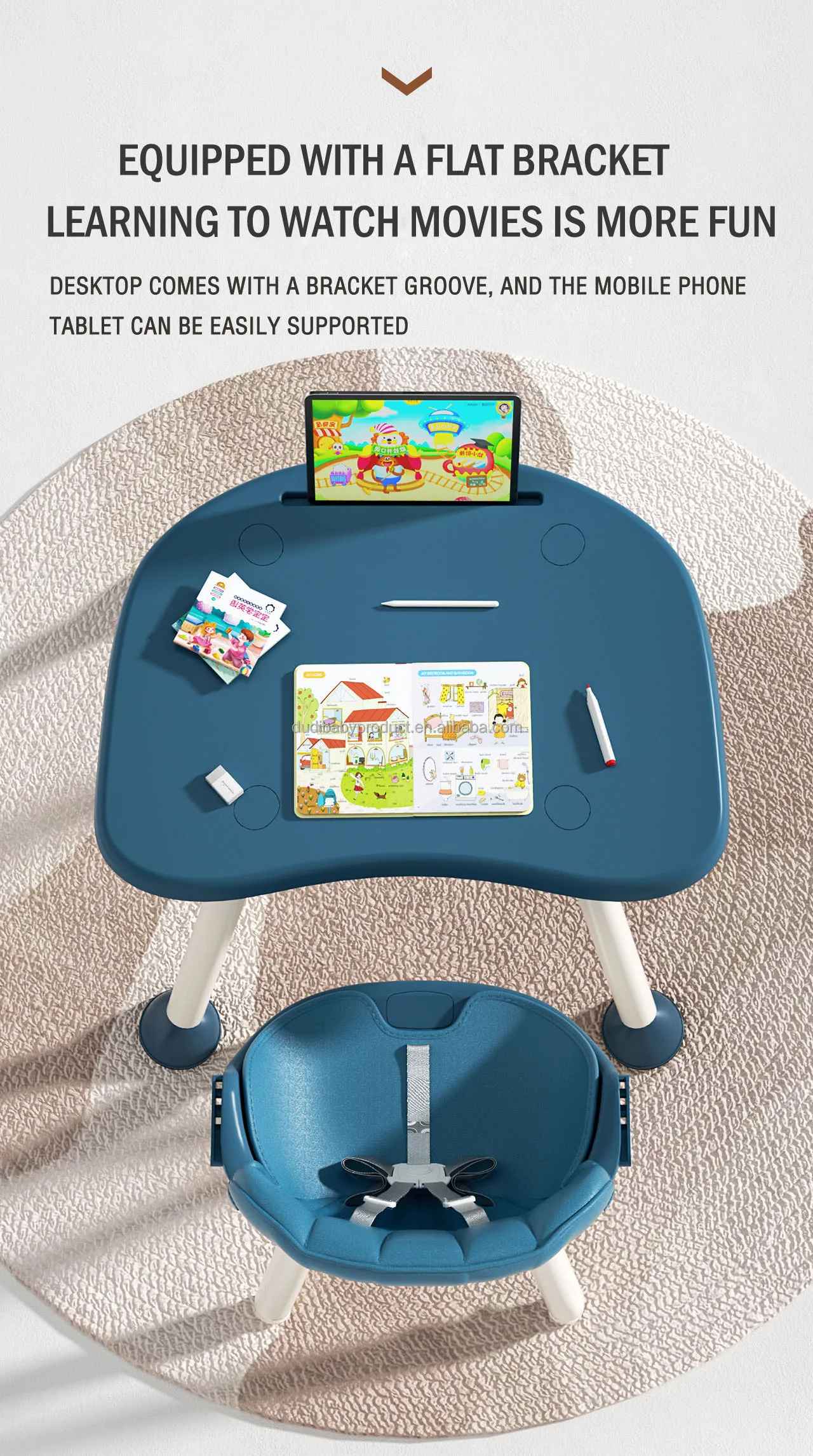 Best Quality Durable Baby 4 in 1 Dinning High Chair with Table