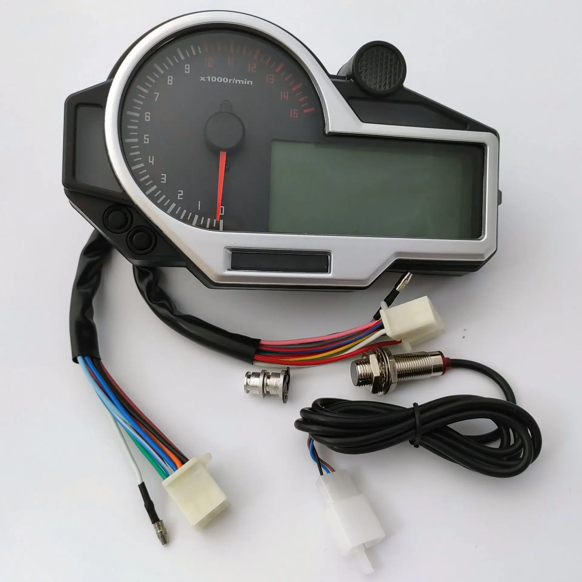 Tachimetro Digitale Per Moto Shkalacar - Display LCD Con Contagiri, Indicatore Marce 1-6 E Carburante - Foto 6