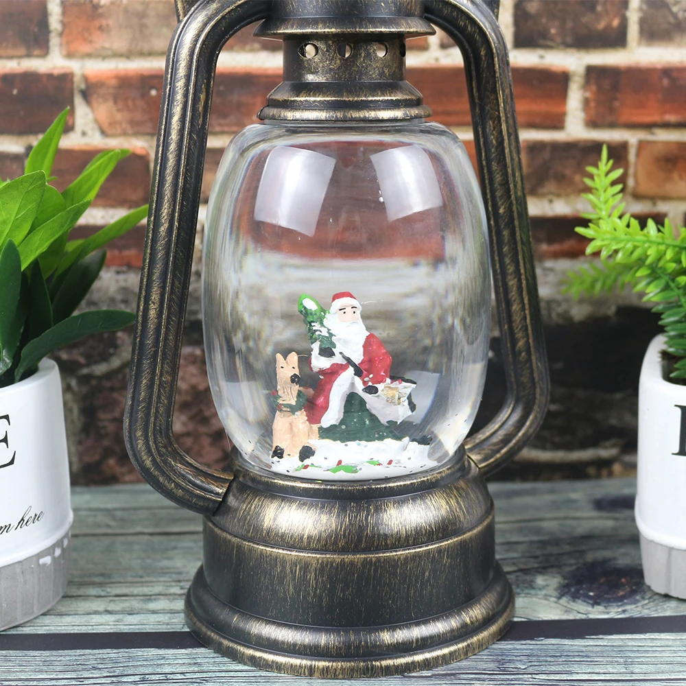 Ретро старомодная масляная лампа, антикварные медные светодиодные масляные свечи