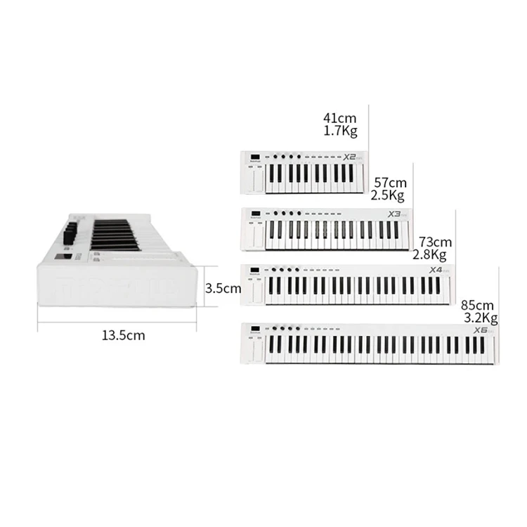 MIDIPLUS X6 MINI MIDIキーボード Amazon.com: midiplus X6 mini -Key Controller, white