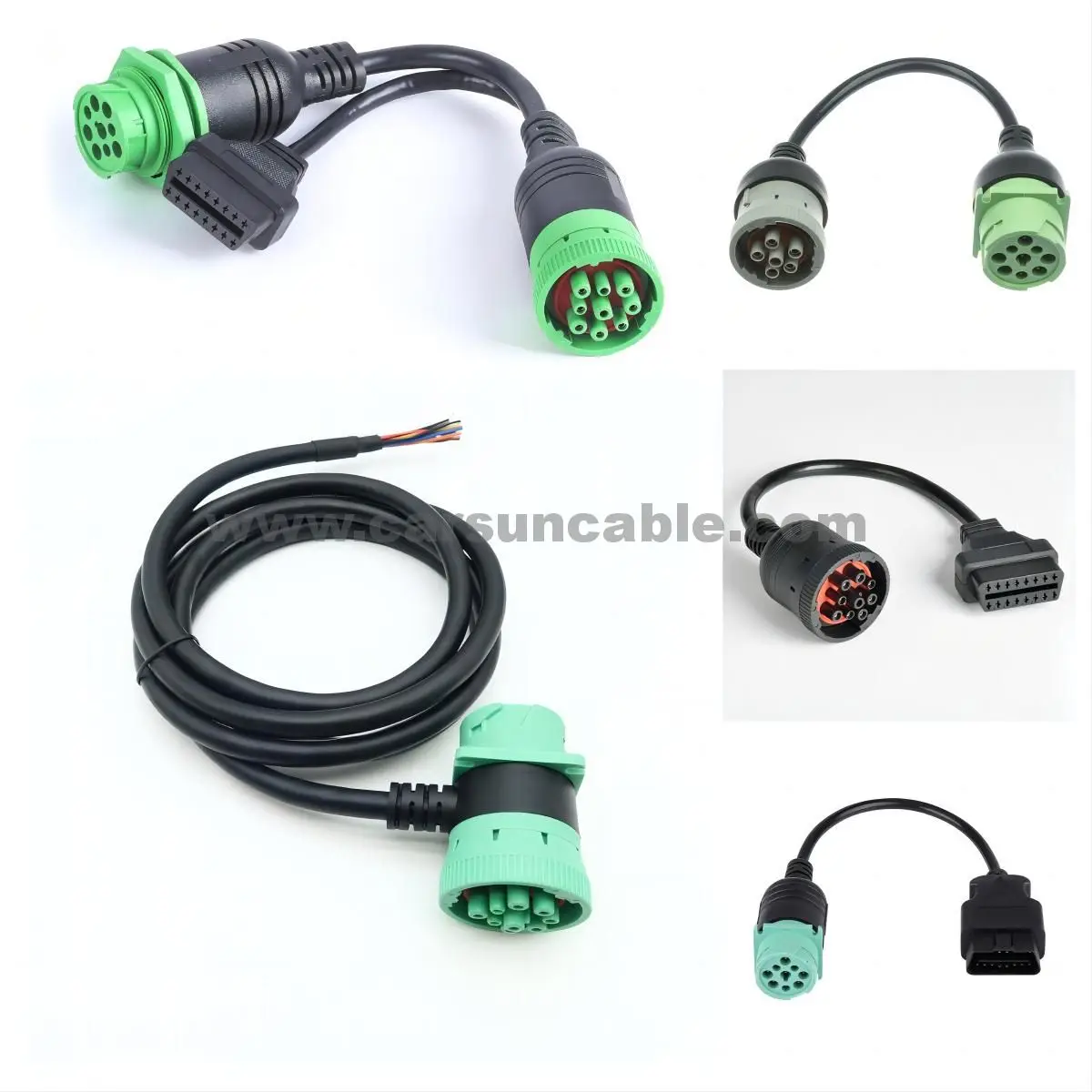 J1939 Deutsch 9pin Male to Female Adapter Cable J1939 to J1708/obd2 ...