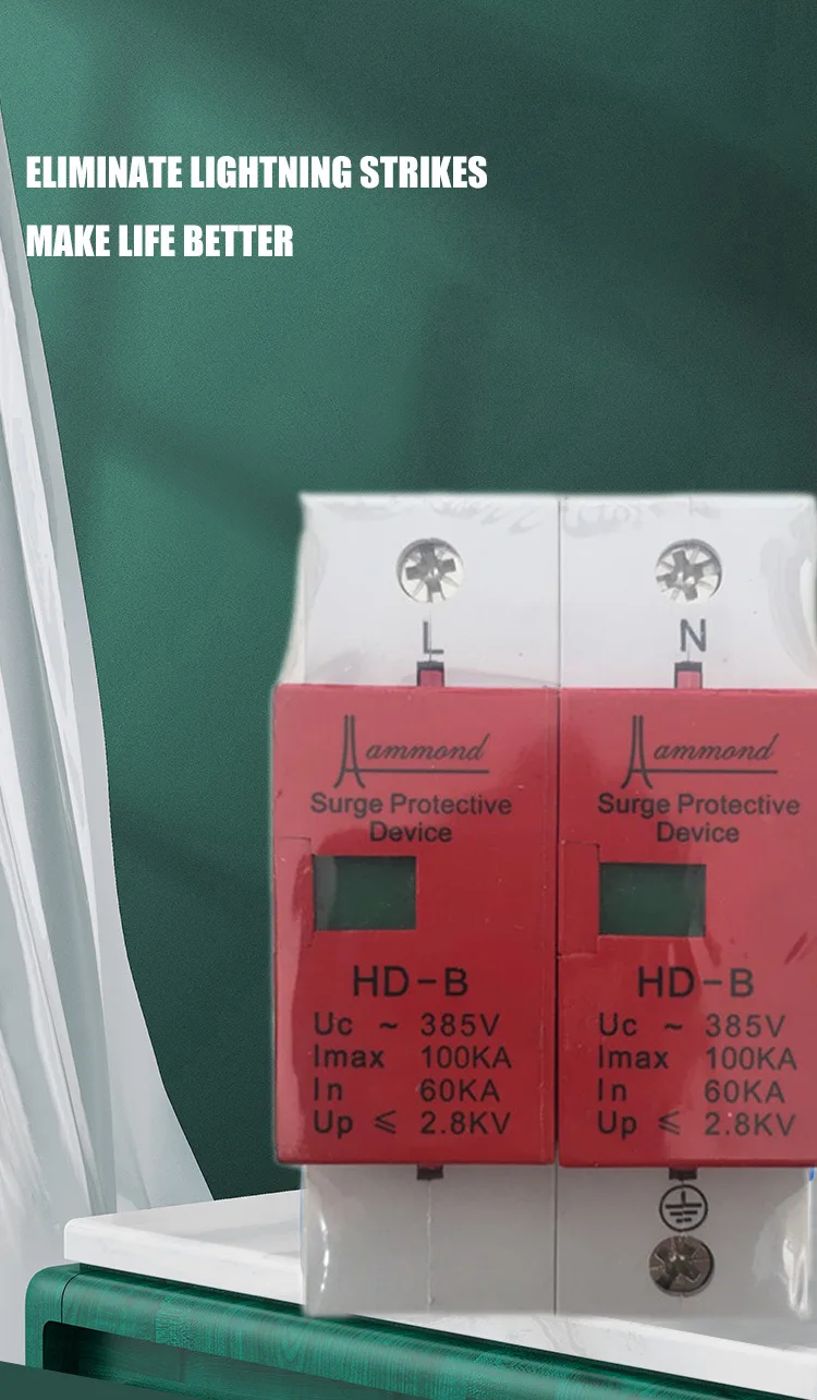 100ka Lightning Spd 3 Phase Ac Surge Protector