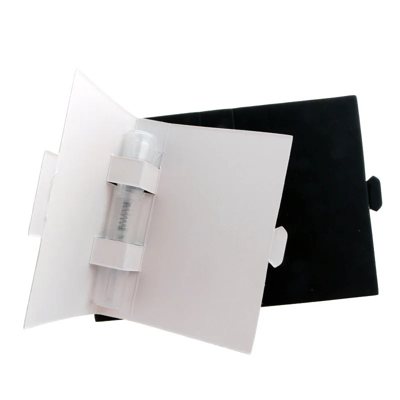 Белая Подарочная коробка для карт объемом 2 мл стеклянная бутылка духов с коробкой