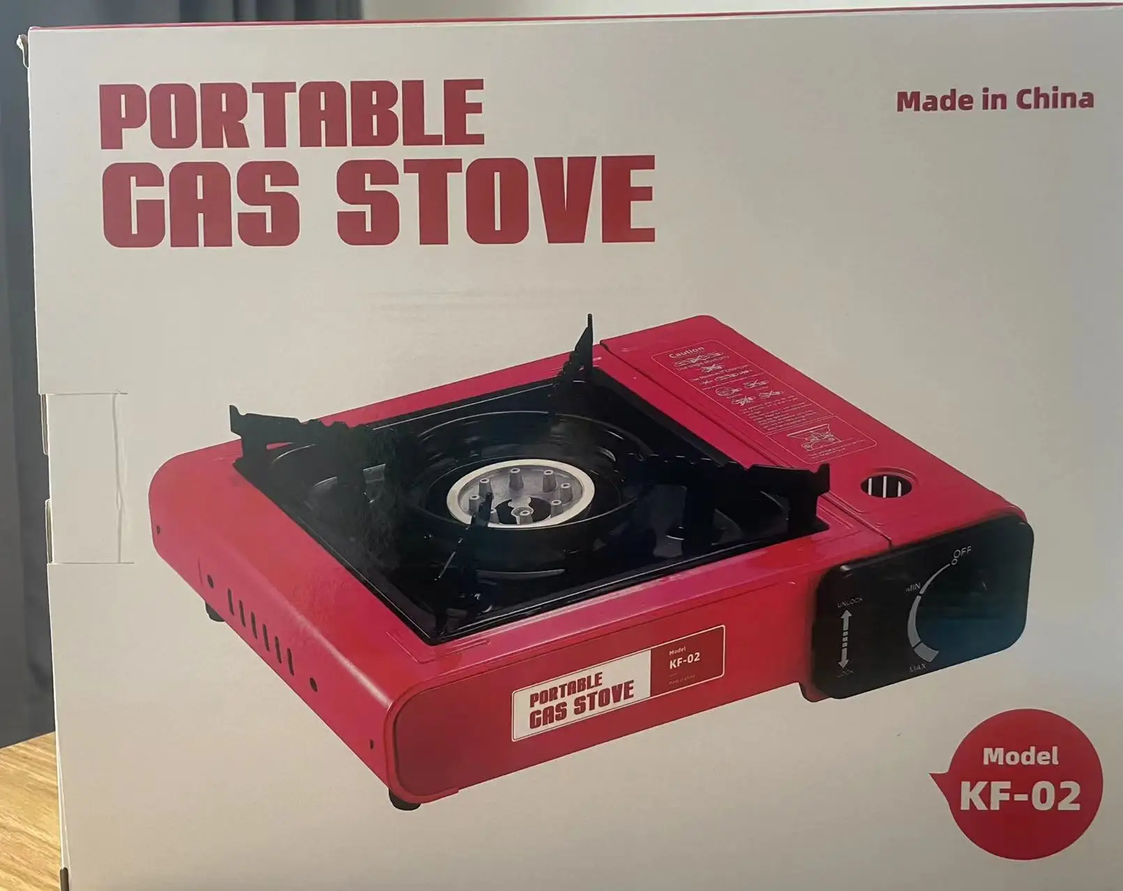 Outdoor And Indoor Portable Camping Butane Gas Cooker With Carry Box