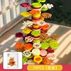 70pcs set color box packing