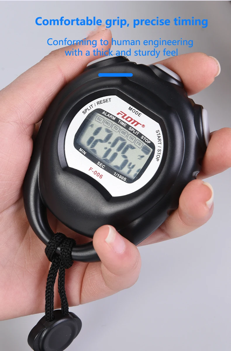 Digital Professional Handheld Lcd Chronograph Timer Sports Stopwatch 