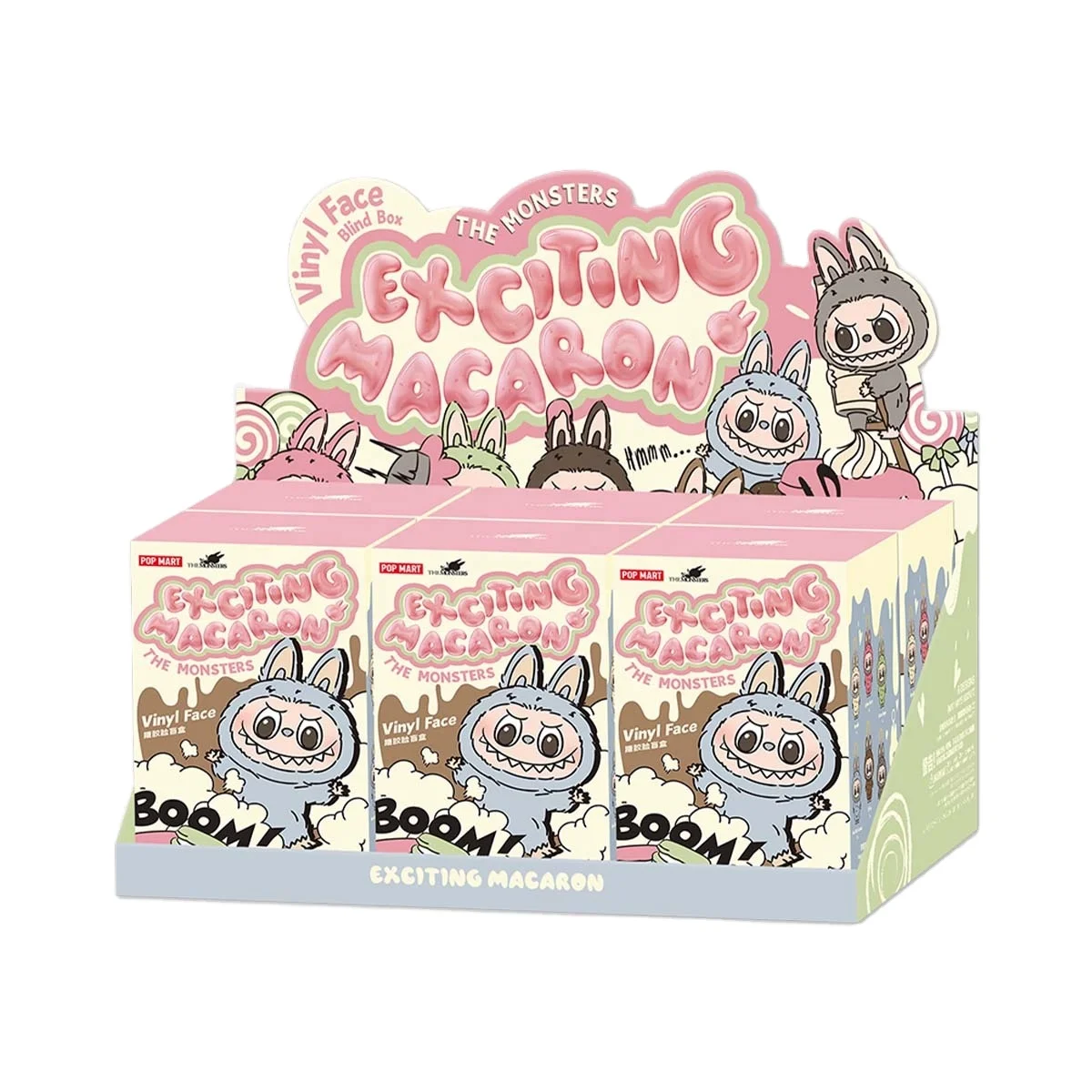Original Labubu V1 Exciting Macaron V2 Pop Toy Mystery Box