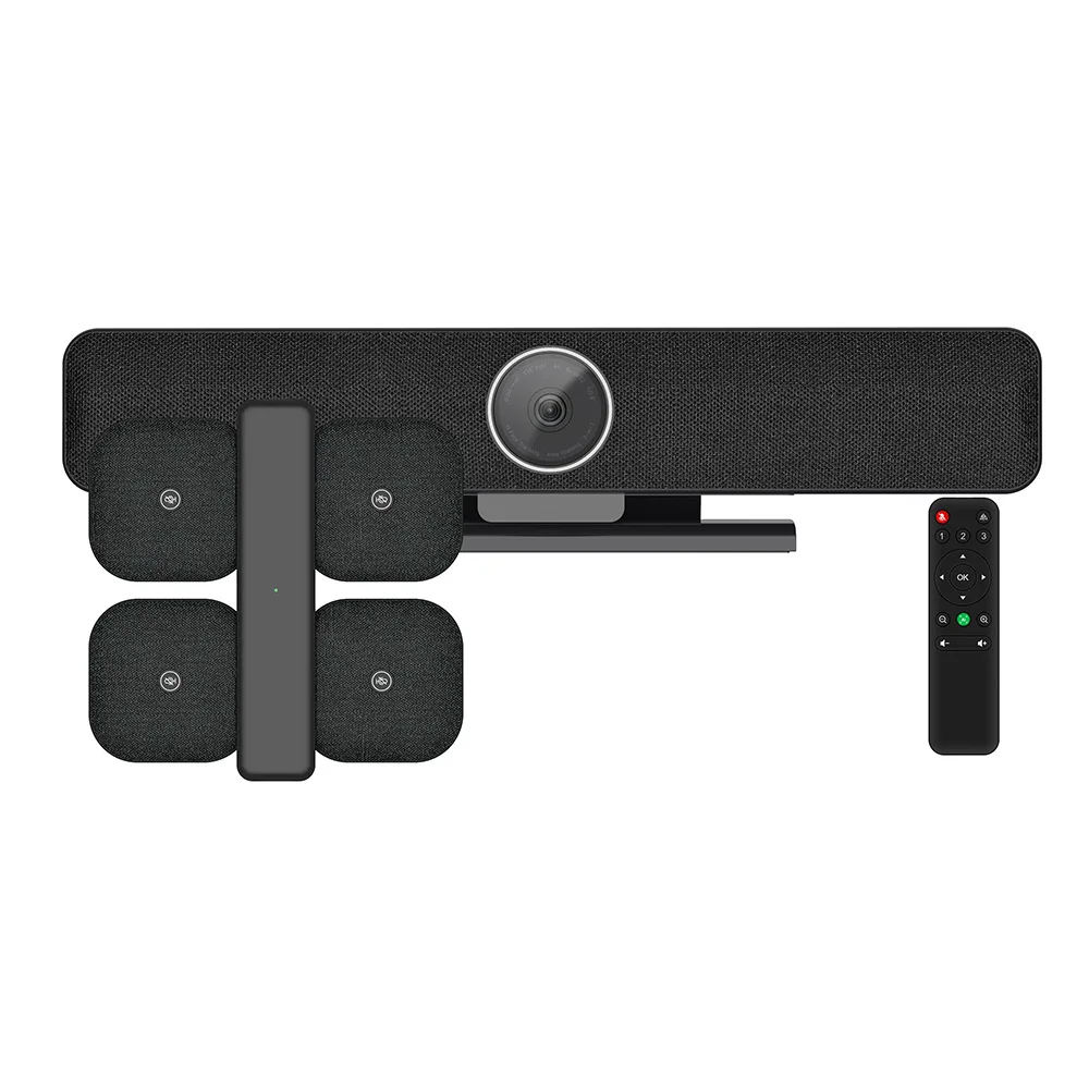 Video Conference Room System All in One Speakerphone Digital Conference System Mic Speaker 360 Pickup Video Conference Hands-fre