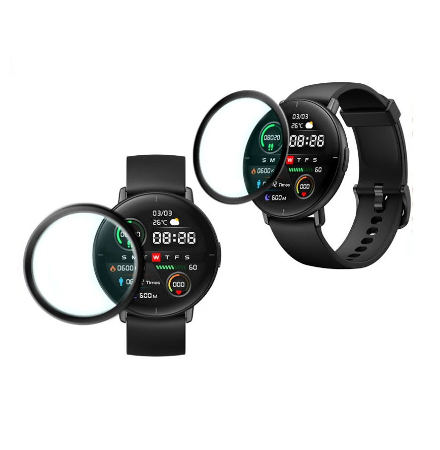 Screen Protector for xiaomi MI Mibro GS Color XPAW002 Mibro Lite  Mibro A1 PMMA  3D Full Cover Watch Screen Protector