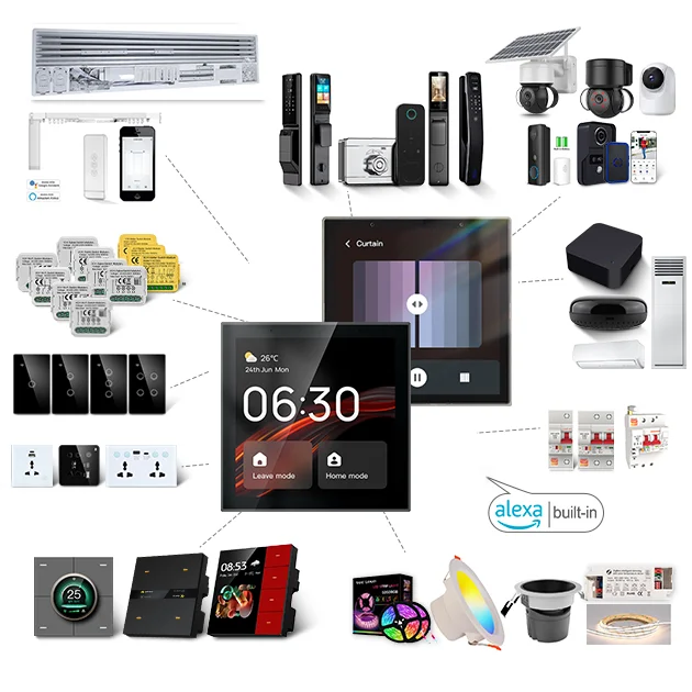 Top RatedSmartHomeNight Vision 350 Degrees Horizontally Integration Baby Monitor with Call Button Speaker