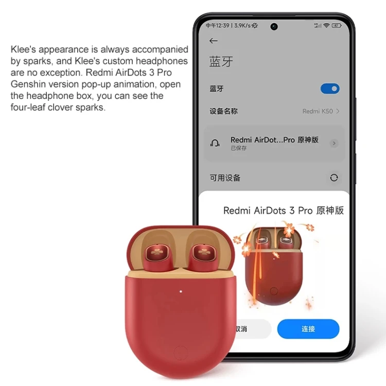 Xiaomi Redmi Airdots Pro Wireless Earphones Genshin-Klee Version
