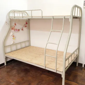 Bedroom Furniture Metal Steel Frame Double Bunk Bed With Environmental Powder Coating