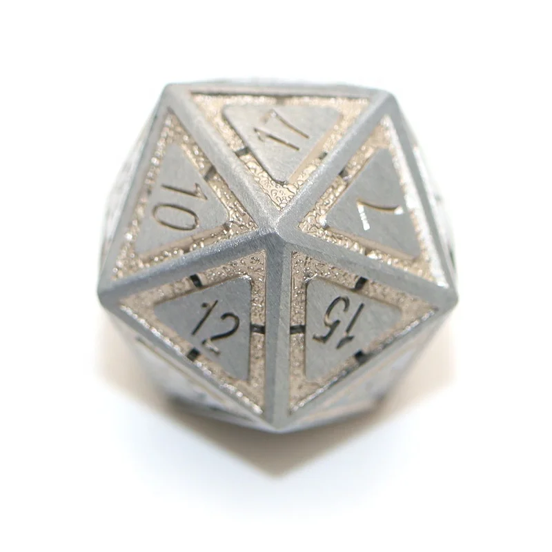 Conjunto de Dados DND RPG Personalizado de Metal Poliédrico, Dados para Jogos, Venda por Atacado OEM