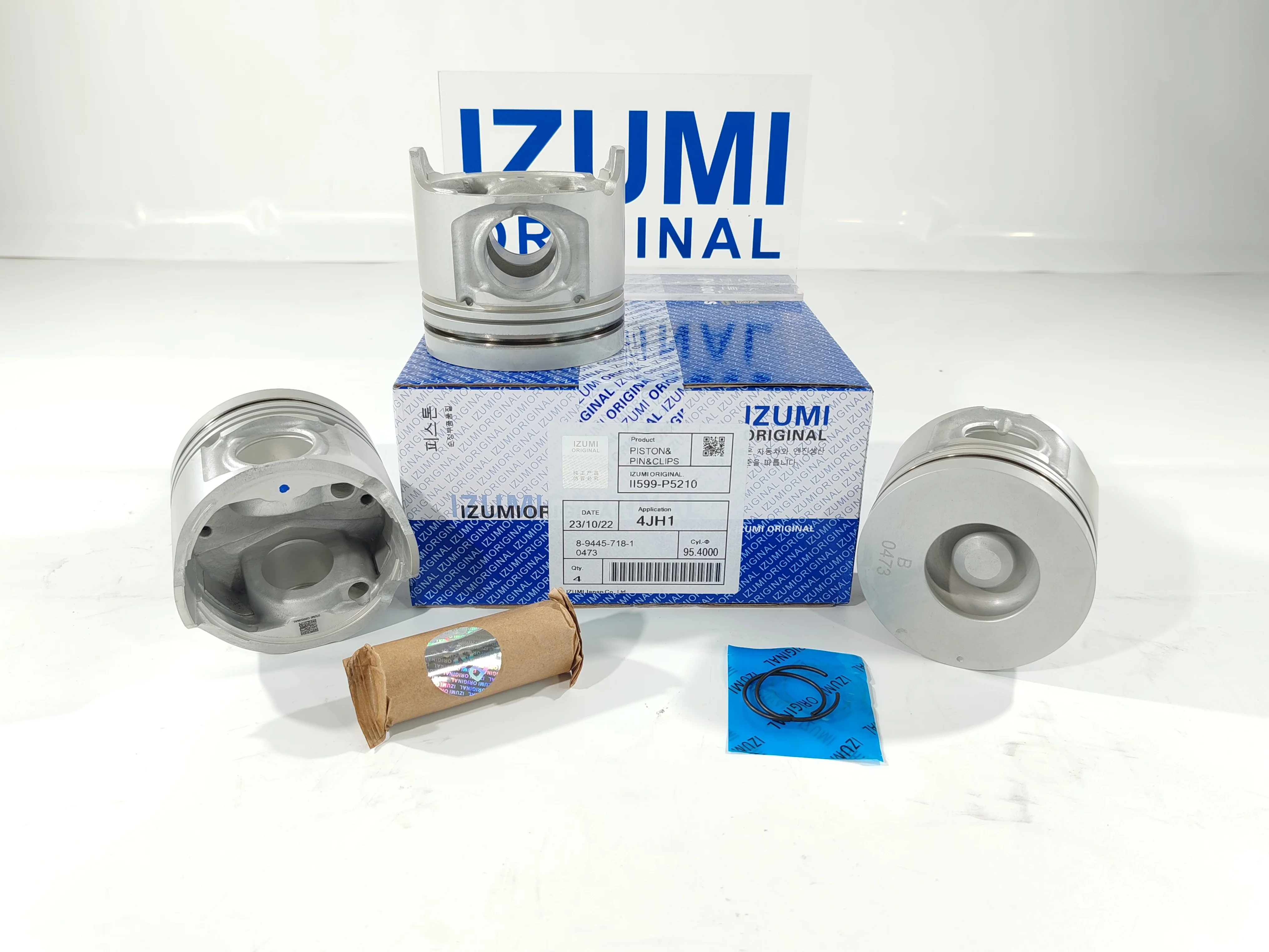 IZUMI原装4JH1 8-9445-718-10473活塞套件机械发动机零件4HG1
