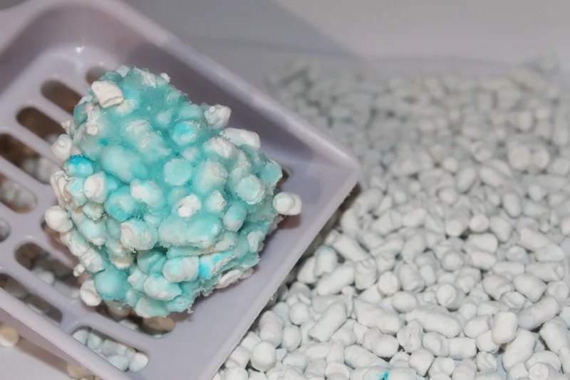 2022 Easy Scoop Cat Litter Turns Blue In Water Recycled Paper Toilet