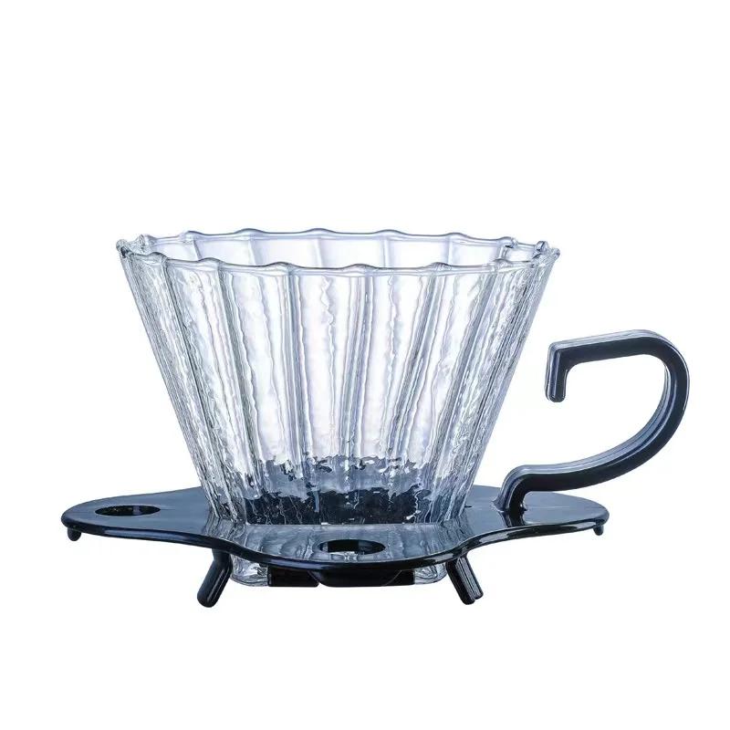 Coffee Filter Paper Fan Shaped Drip Filters Unbleached And White For