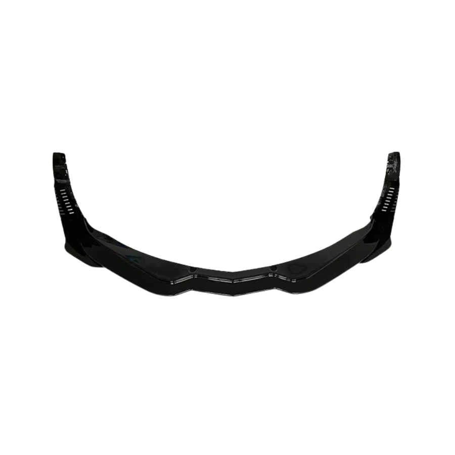TIYPEOR Car Front Bumper Lip Splitter Spoiler for Chevrolet Corvette C7 2014-2019 5Pcs Diffuser Deflector With Wrap Angle Shovel