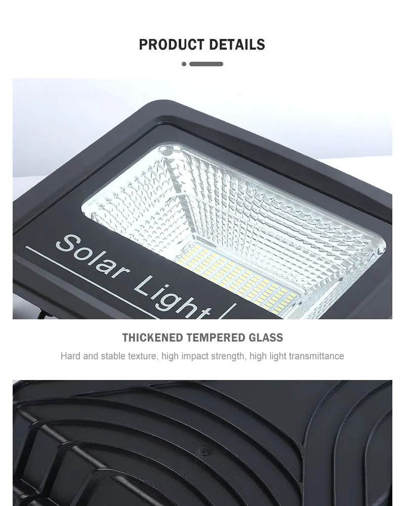 High quality solar led flood light ip67 waterproof led solar flood light outdoor 25W 40W 60W 100W 200W solar flood light
