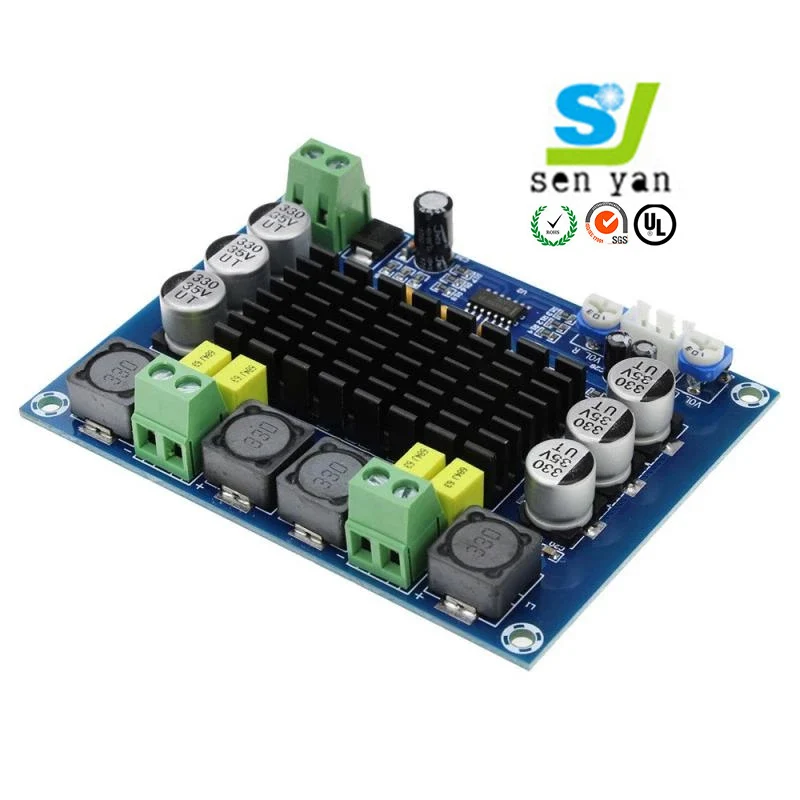FR4 Audio Amplifier Board - Dual Channel Customizable PCBA