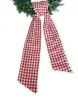 Petit plaid rouge à bord blanc
