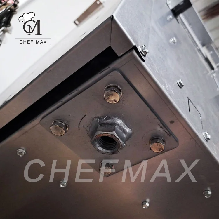 Chefmax OEM ODM Commercial Custom ETL Griddle USA  Industrial Gas Stove 4 Burner Gas Cooker with Oven