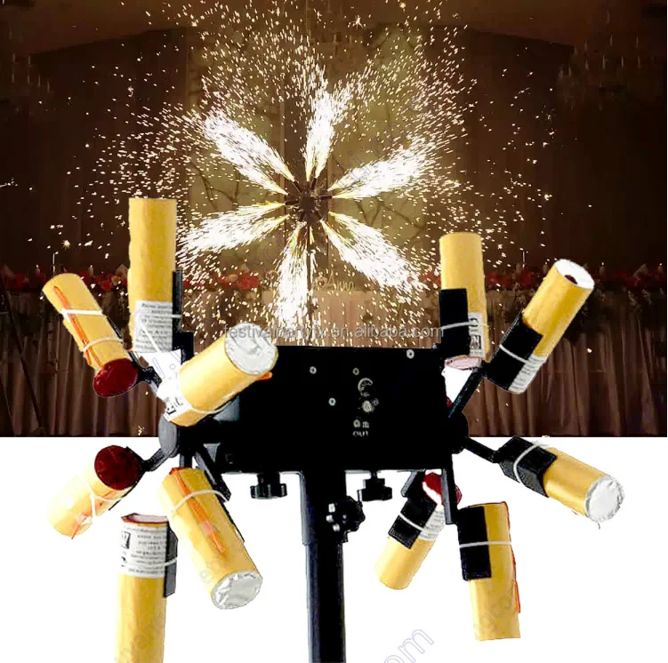 Igniter Match Machine Stage Pyrotechnic Pyro Double Electric Windmill Fireworks Firing System for Fountain Remote Control Cold